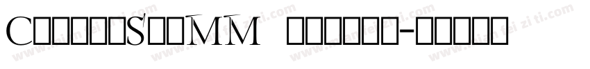 ChromeSansMM regular字体转换